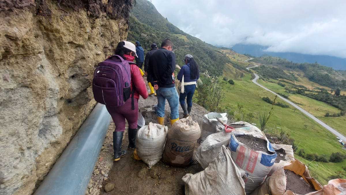 Obras de construcción del sistema de riego cerro negro – churuco avanzan en un 60 por ciento