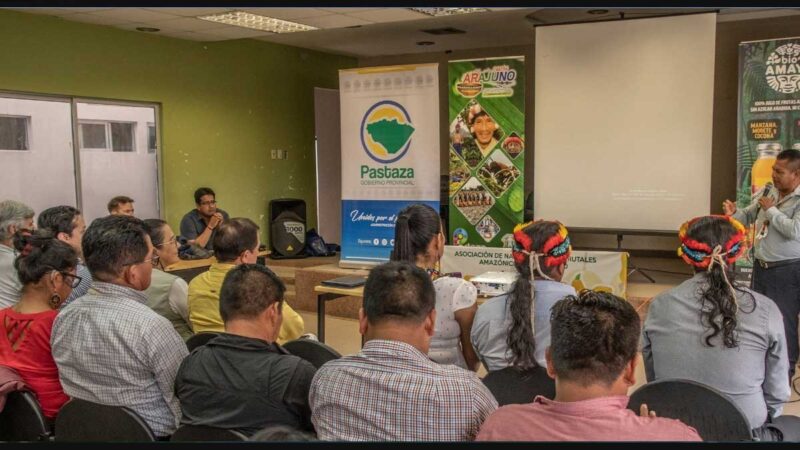 Formamos parte del Lanzamiento de la cadena de valor del Morete en Arajuno.