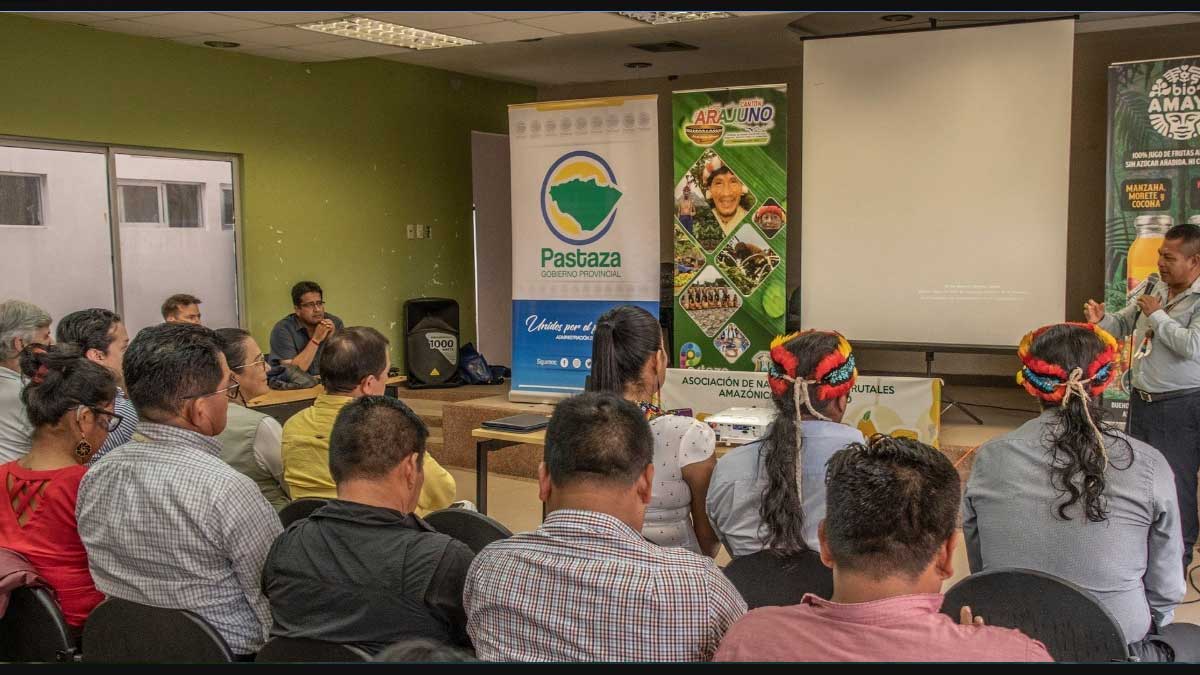 Formamos parte del Lanzamiento de la cadena de valor del Morete en Arajuno.