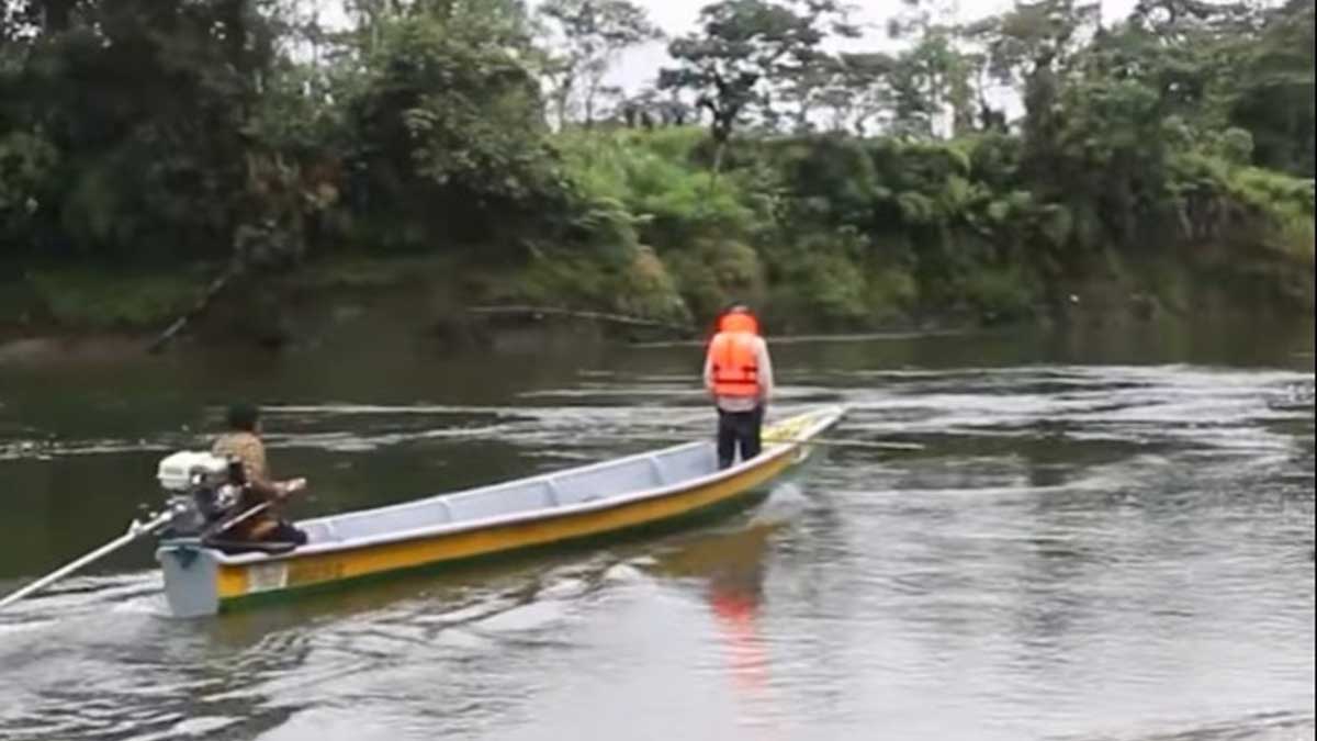 Se realiza una inspección ambiental en la vía San Isidro Alto Upano.