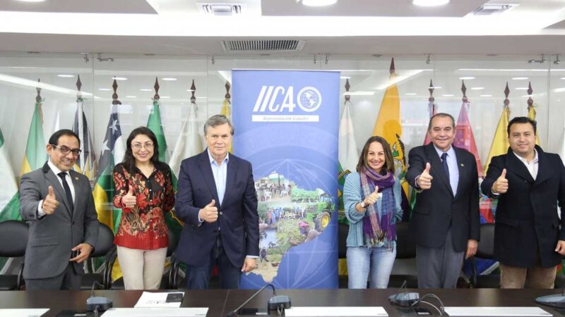 CONGOPE junto a IICA trabajan en proyecto que favorece al sector agrícola