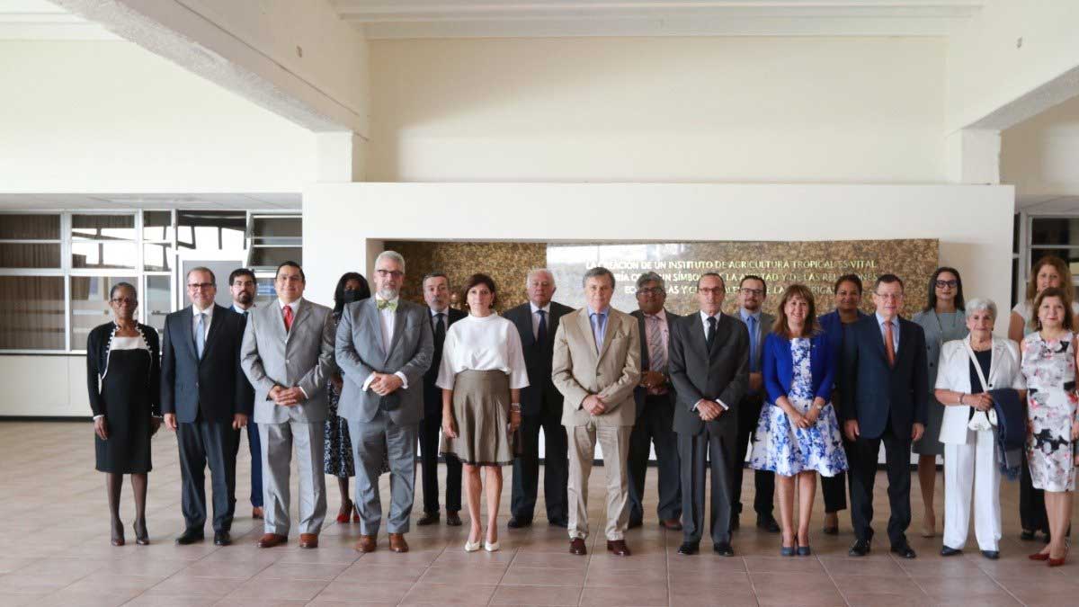 Embajadores de 20 países respaldan acciones del IICA en favor de la seguridad alimentaria