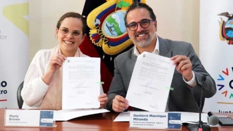 Ministerio de Ambiente y Ministerio de Educación firman acuerdo para crear nuevo Programa de educación ambiental