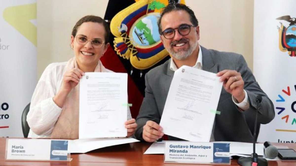 Ministerio de Ambiente y Ministerio de Educación firman acuerdo para crear nuevo Programa de educación ambiental