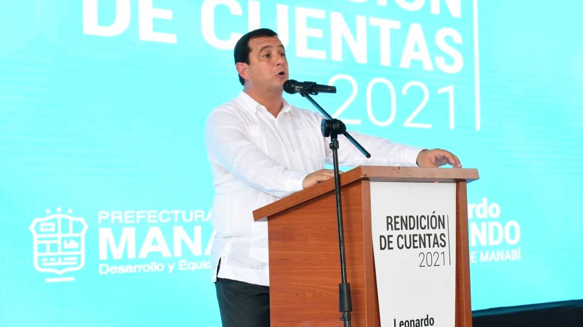 Rendición de cuentas 2021 del Prefecto de Manabí