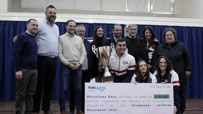 Arturo Videla participó en la premiación de las Olimpíadas Lecheras Nacionales