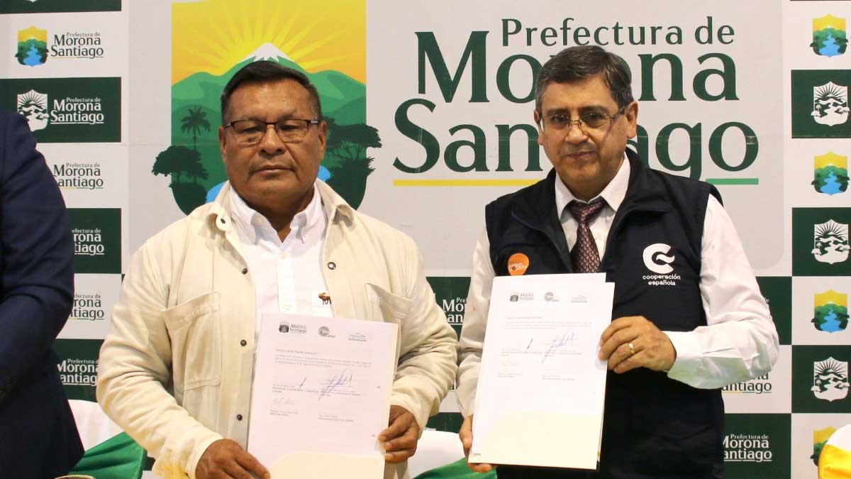 Gobierno provincial firma del convenio con Fundación Codespa
