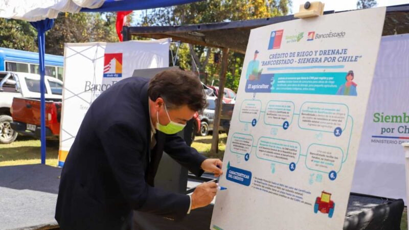 Ministerio de Agricultura y BancoEstado lanzan Año Agrícola 2022