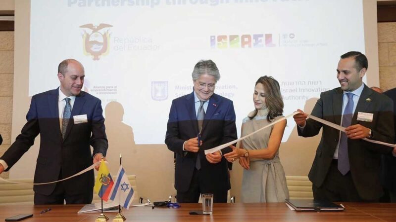Presidente Lasso inaugura oficina de innovación en Israel