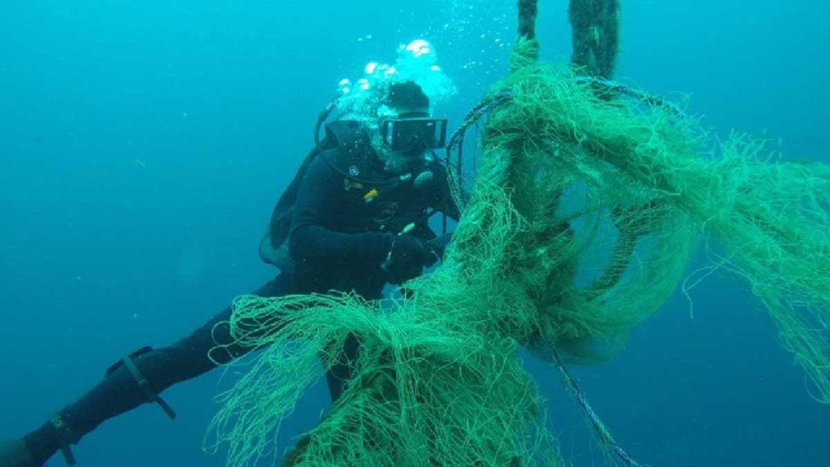 Se realizó limpieza submarina en playas de San Vicente