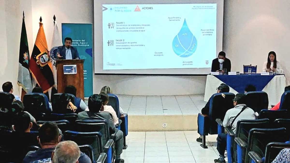 Se socializa Proyecto de la Nueva Ley de Recursos Hídricos