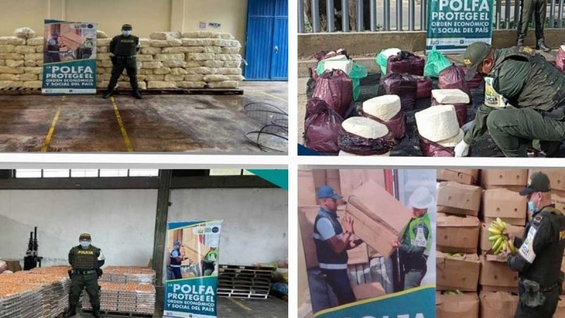 Se logró aprehender productos agropecuarios de contrabando