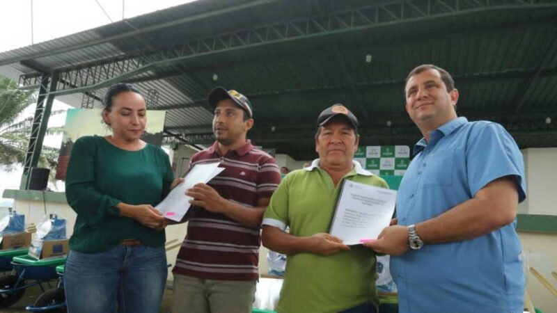 Fortalecemos a 359 productores de plátano con herramientas y asistencia técnica para impulsar buenas prácticas agrícolas