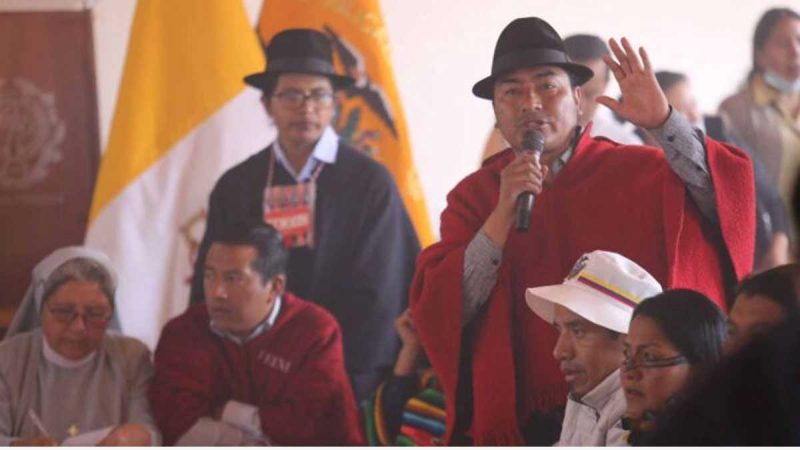 Gobierno no mantuvo reunión con la Conaie