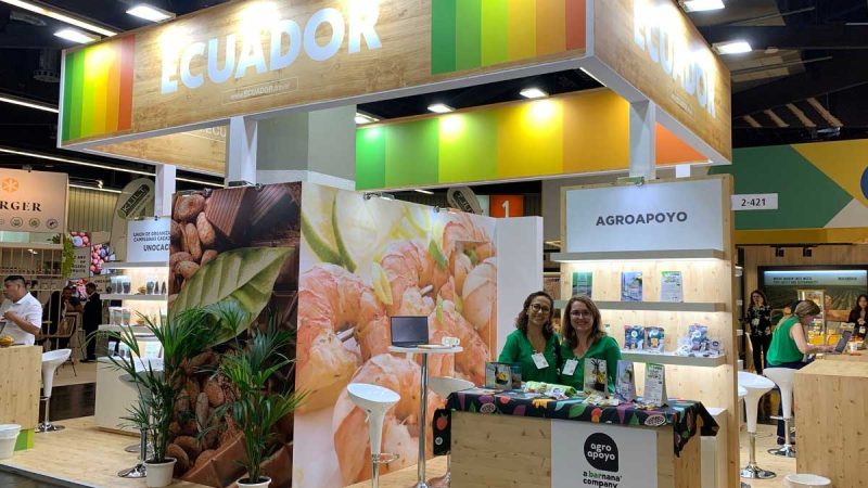 Empresas ecuatorianas participaron en la Feria Biofach 2022 en Alemania