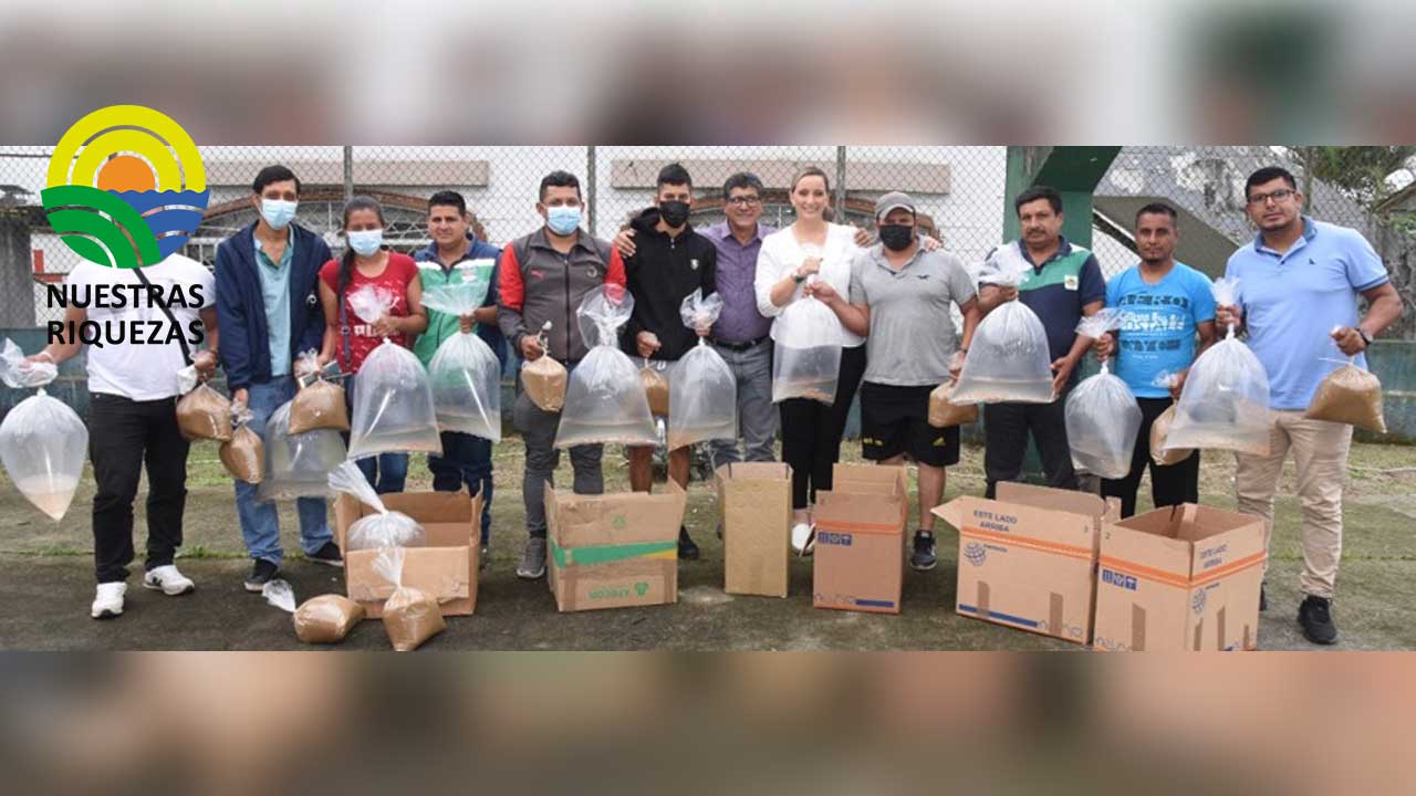 Parroquias rurales reciben alevines de tilapia roja