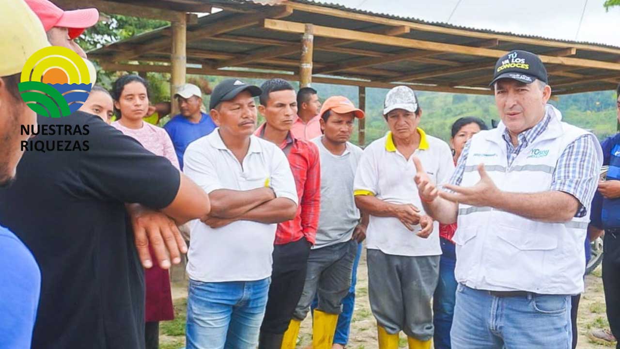 Prefectura trabaja por el bienestar del sector rural