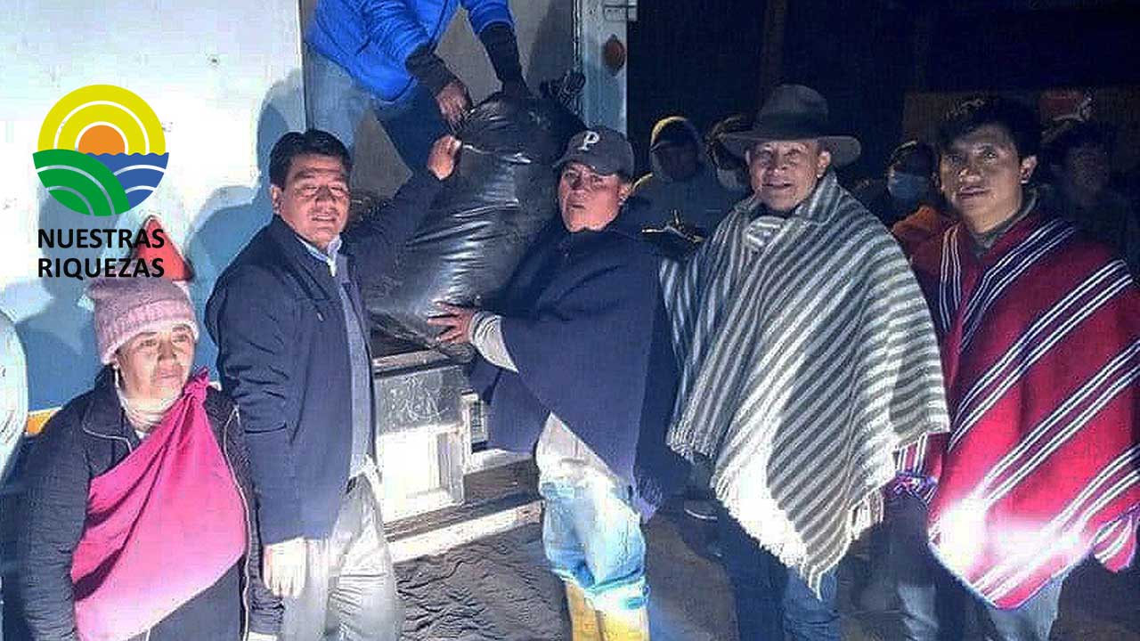 Productores afectados por la caída de ceniza reciben ayuda del MAG