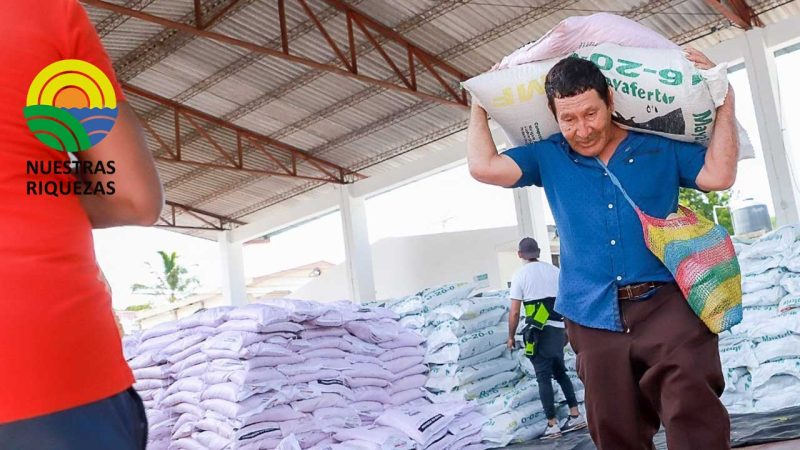 Productores de San miguel reciben insumos agrícolas