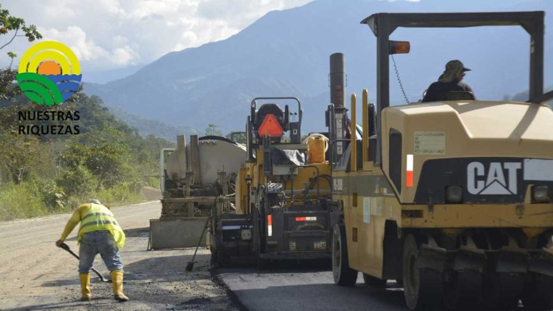 Se reanudan los trabajos de asfaltado en la parroquia Timbara