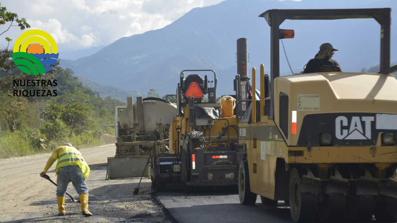 Se reanudan los trabajos de asfaltado en la parroquia Timbara
