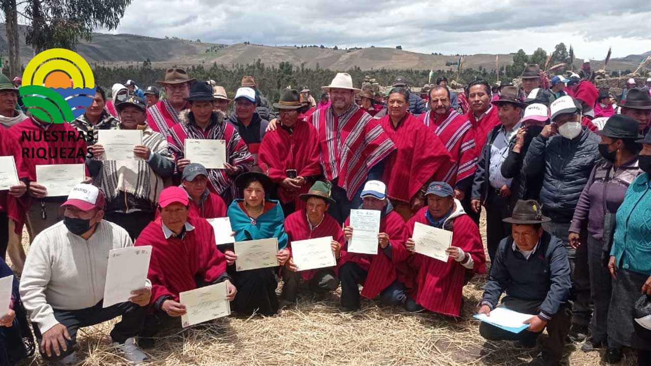 MAG trabaja conjuntamente con asociaciones para mejorar la producción de chocho en Chimborazo