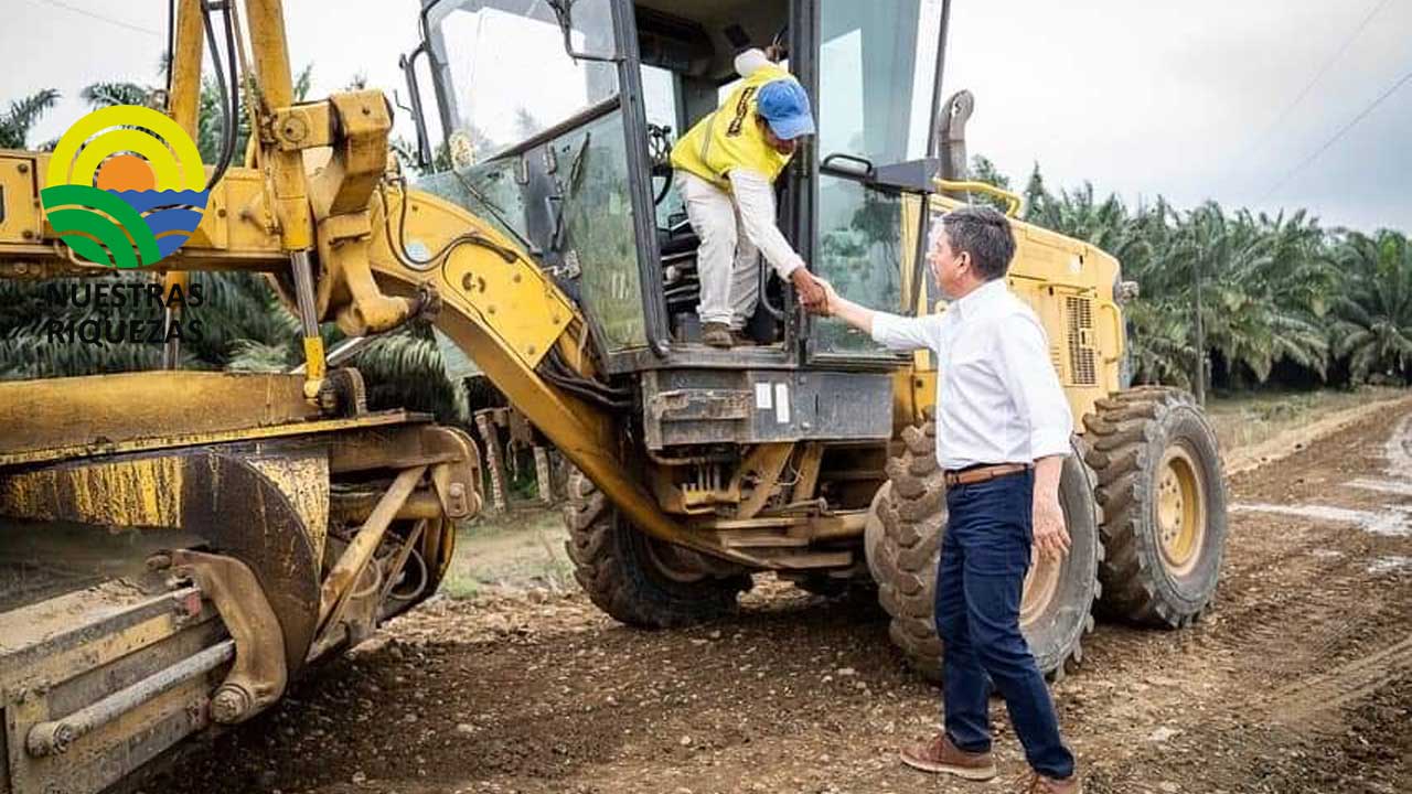 Avanzan los trabajos de lastrado en el sector Las Casitas