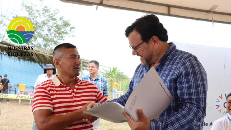 Luego de más de 30 años, MAG adjudica tierras a organizaciones de Esmeraldas