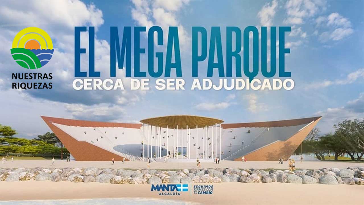En Manta se levanta el parque más grande del perfil costanero del país en medio de observaciones en la contratación 