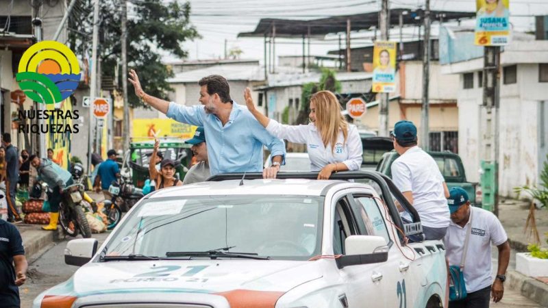 Candidato a la prefectura del Guayas continúan en recorridos 