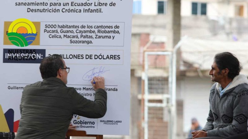 Cotopaxi se benefició con proyectos de agua y saneamiento 