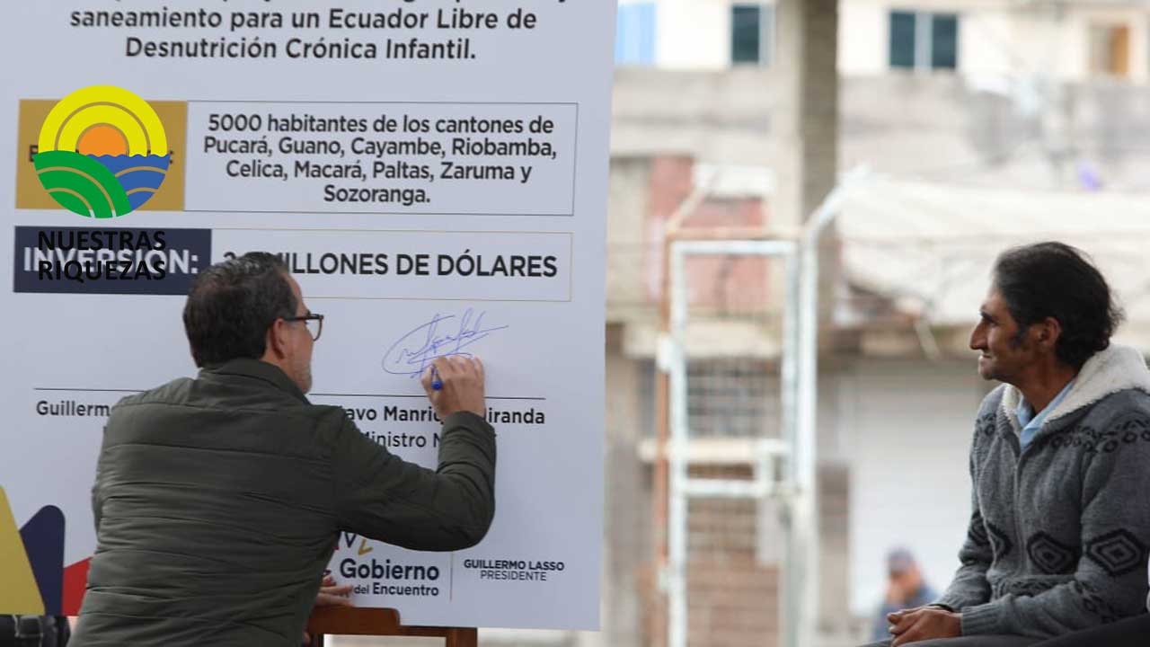 Cotopaxi se benefició con proyectos de agua y saneamiento 