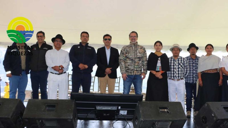 Ministerio de ambiente, agua y transición ecológico entregó el área de protección hídrica Otavalo Mojanda 