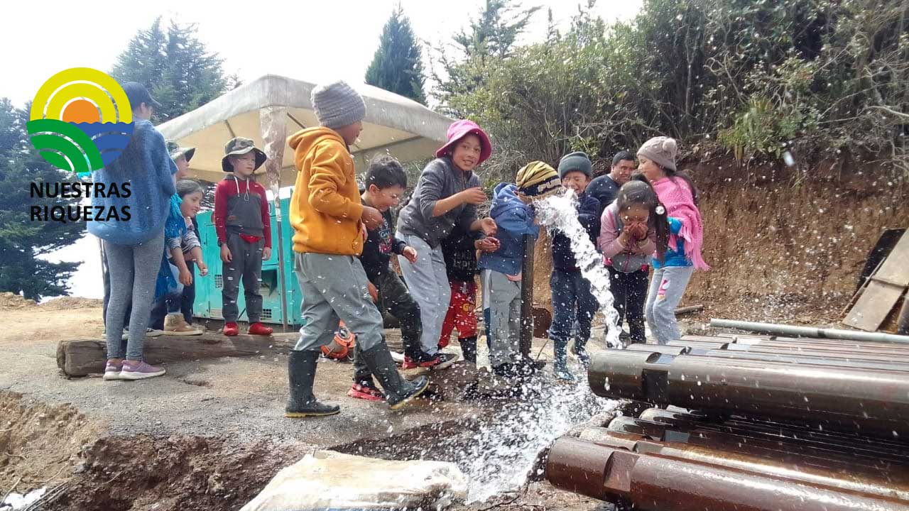El Gobierno Provincial del Azuay en mancomunidad con la junta de riego Caliguiña