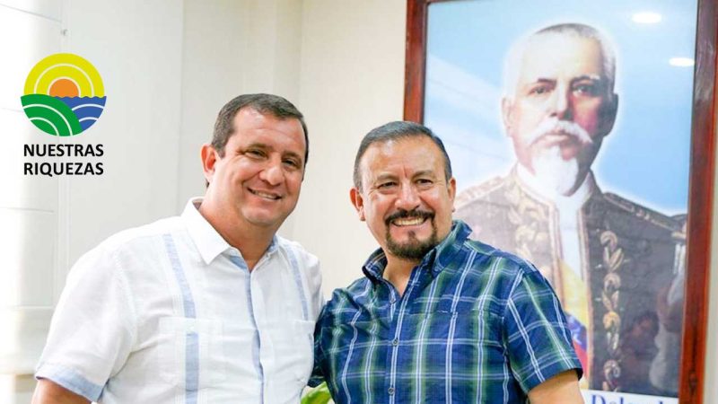 Leonardo Orlando, recibió la visita de Marcelo Guevara, de la fundación Andes Amazon