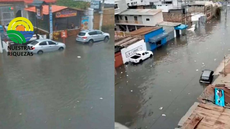 Fuertes lluvias dejan sectores inundados en Salinas