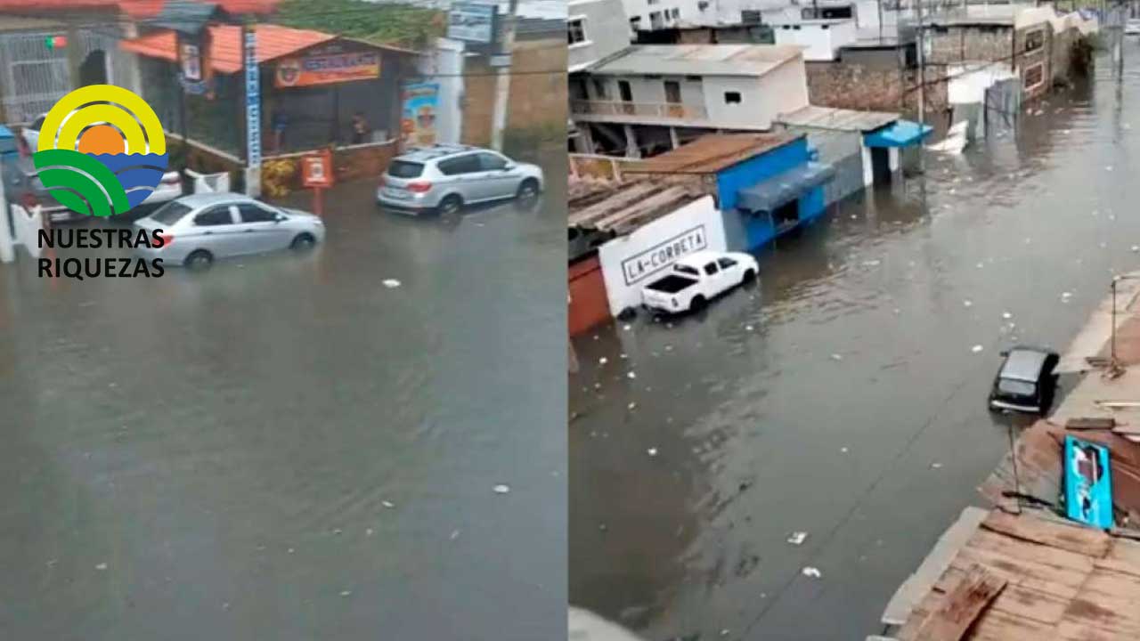 Fuertes lluvias dejan sectores inundados en Salinas