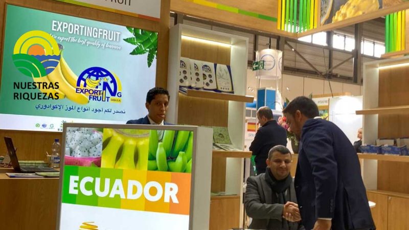 Inició la participación ecuatoriana de 10 empresas ecuatorianas en la feria Fruit Logistica Es