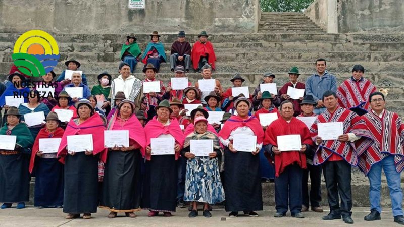 69 Productores de Cacha se gradúan en la Comunidad de Aprendizaje del MAG