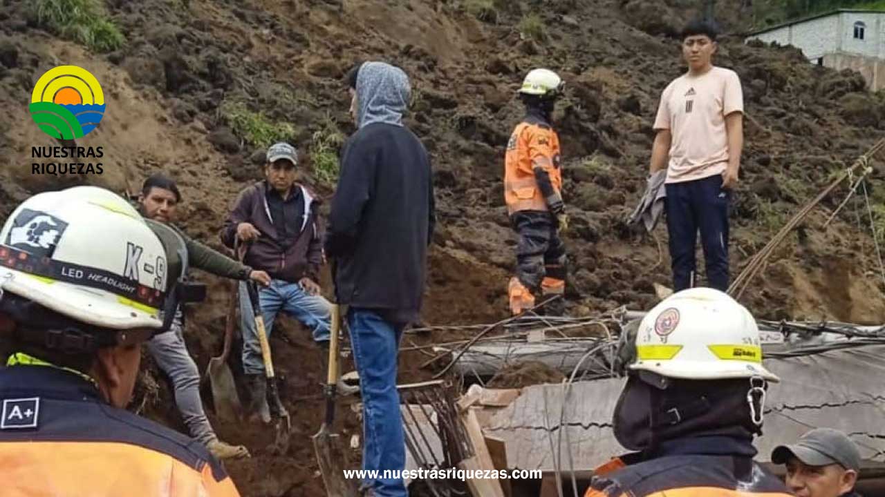 Alausí: actualización de cifras del deslizamiento de tierra en Casual