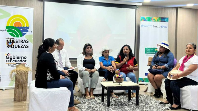 En Manabí el Programa Conjunto de Enfoques de Género Transformadores