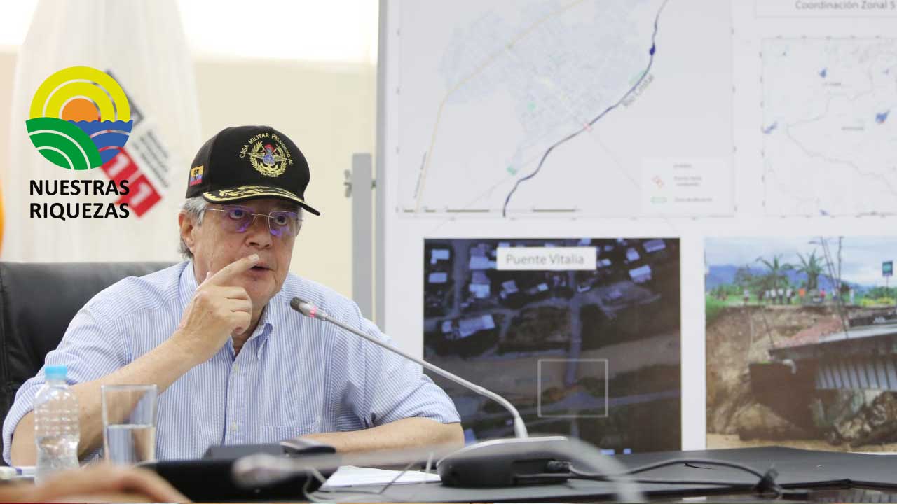 Gobierno gestionará recursos para mitigar los efectos de las lluvias en Los Ríos