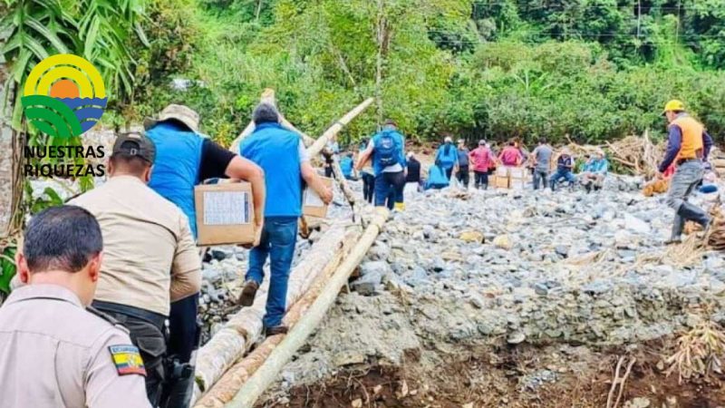 MIES ejecuta plan de contingencia para afectados por las fuertes lluvias