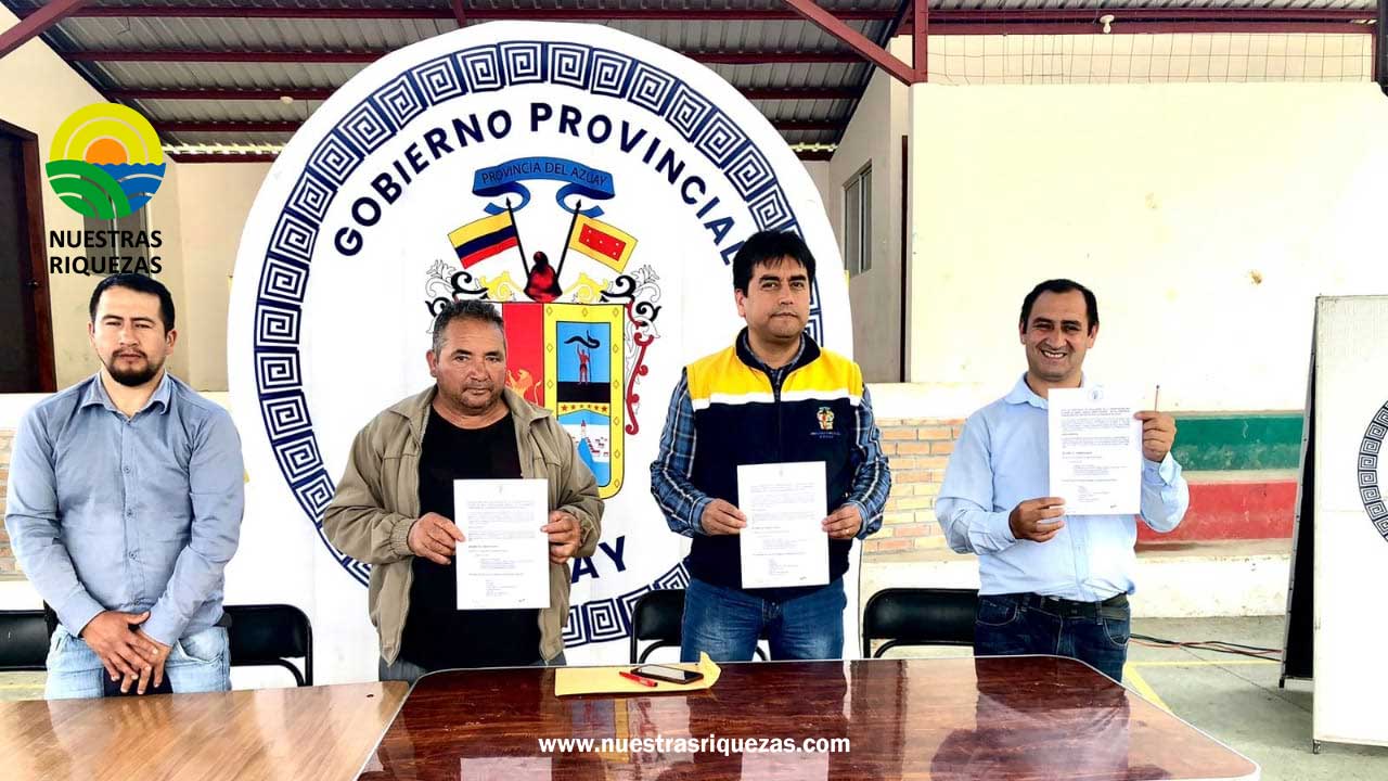 Gobierno Provincial del Azuay entregó el Sistema de riego Santul – Naste – Guangal