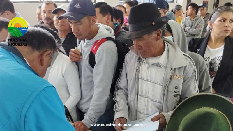 503 títulos de propiedad  de tierras entregados en Tungurahua durante 2023