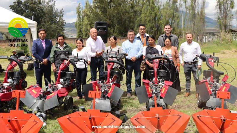 MAG entrega insumos agrícolas para beneficiar a más de mil personas en Imbabura