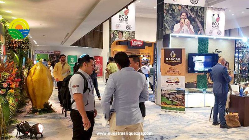 La marca Ecuador el Origen del Cacao se promociona en la feria Chokao 2023