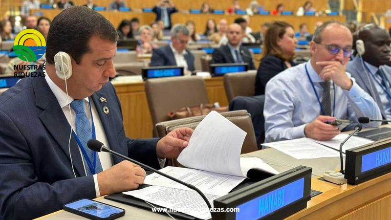 Manabí en la ONU: Prefecto destaca con ponencia sobre los Objetivos de Desarrollo Sostenible