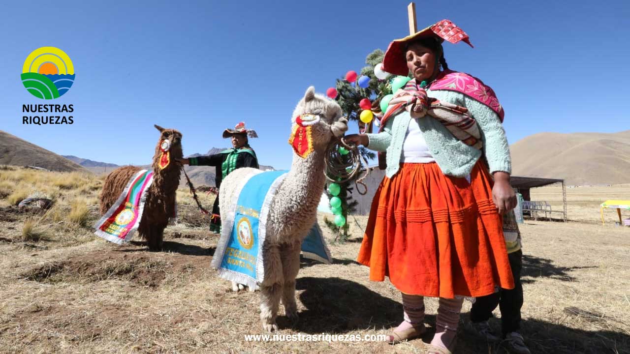 Ministra Nelly Paredes llegó a Puno para entregar más de 1000 refugios de protección del ganado ante bajas temperaturas
