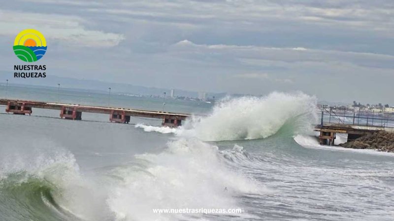 Se prevén olas de hasta 3 metros en los próximos días